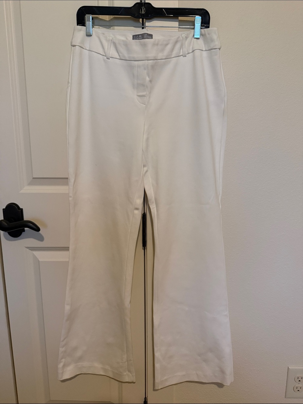 Women's Cream Wide-Leg Trousers by iltm